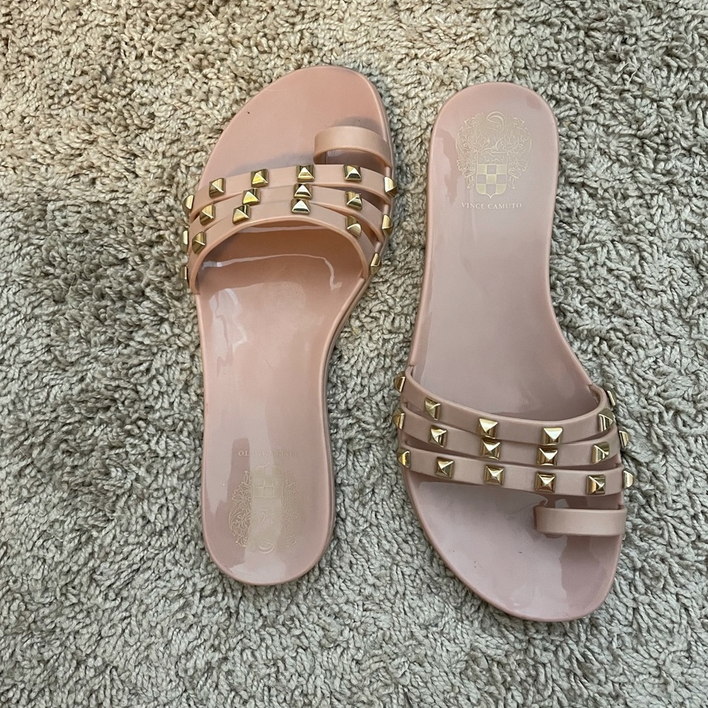Rubber studded sandal